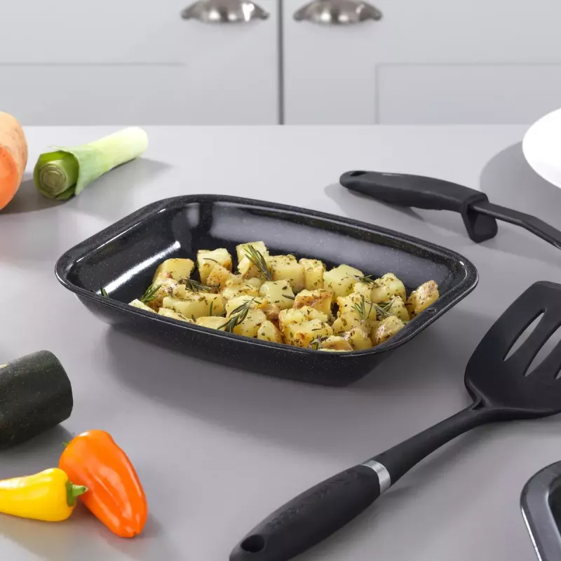 Kepimo ir pjaustymo padėklų rinkinys Russell Hobbs CW207011EU 3 vnt. — kepimo padėklas ir dvi pjaustymo lentelės