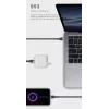 USB-C į USB-C kabelis Orsen S53, 1 m, 3 A, raudonas