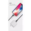 USB Type-C – Lightning laidas Orsen S51, 3A, 1 m, mėlynas