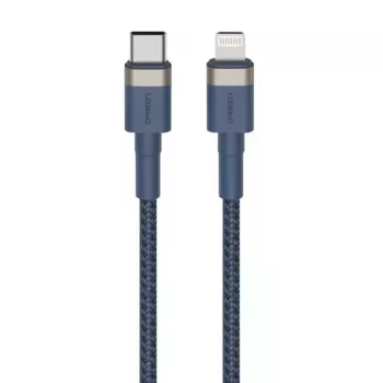 USB Type-C – Lightning laidas Orsen S51, 3A, 1 m, mėlynas