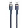 USB Type-C – Lightning laidas Orsen S51, 3A, 1 m, mėlynas