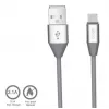 Micro USB duomenų laidas Orsen S32 2.1A 1,2 m pilkas