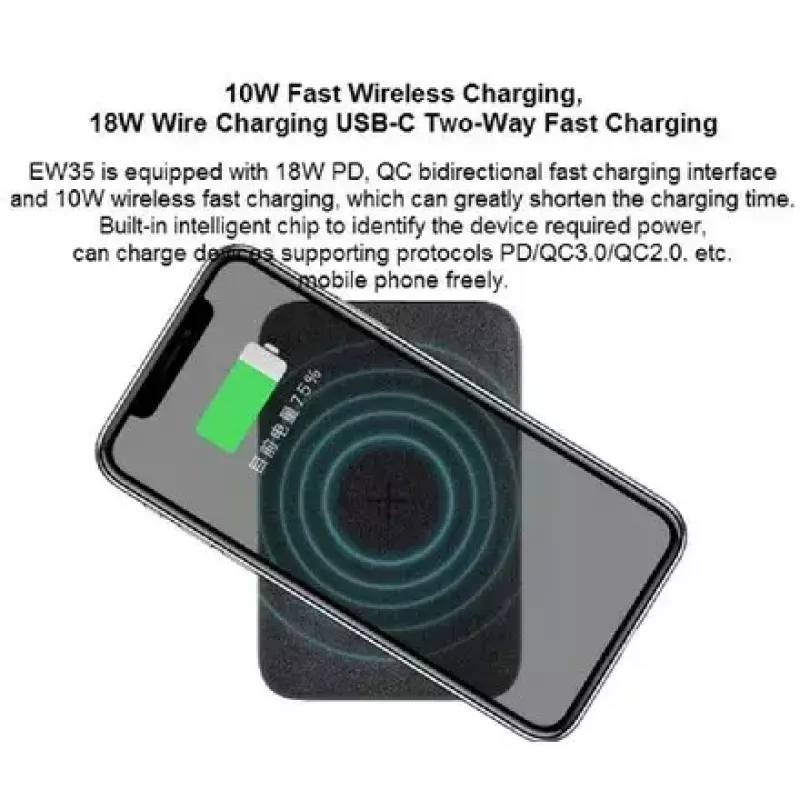 Nešiojama išorinė baterija Orsen EW35 10000mAh