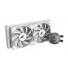 Zalman ALPHA28 baltas procesoriaus skysčio aušintuvas 280 mm radiatorius 2 x 140 mm ventiliatoriai ARGB siurblys dvigubas procesoriaus skysčio aušinimo komplektas 14 cm