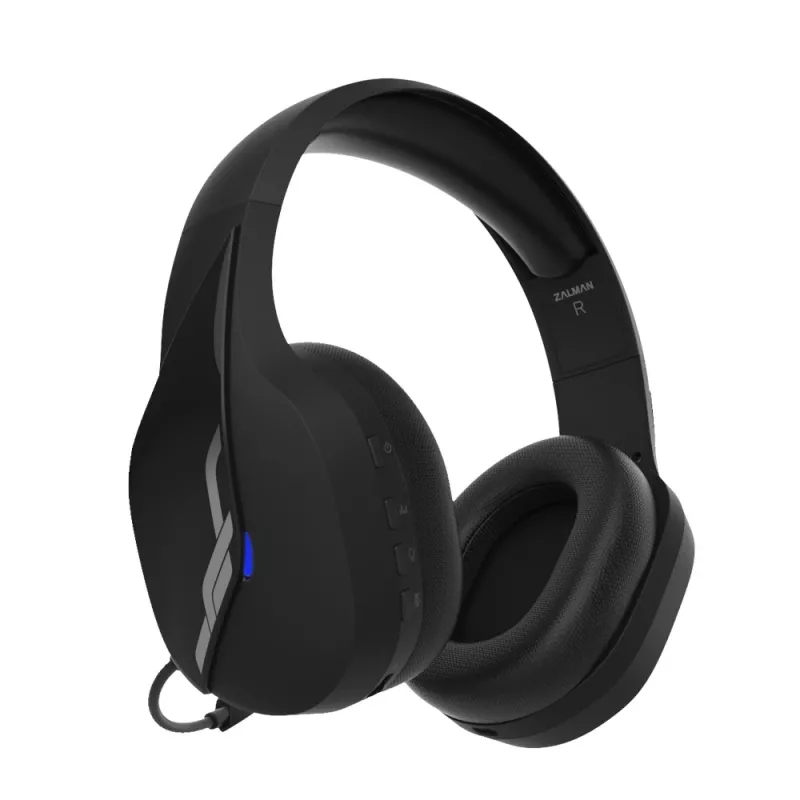 Zalman HPS700 Juoda belaidės ausinės, galvos apyrankės tipo, skirtos žaidimams
