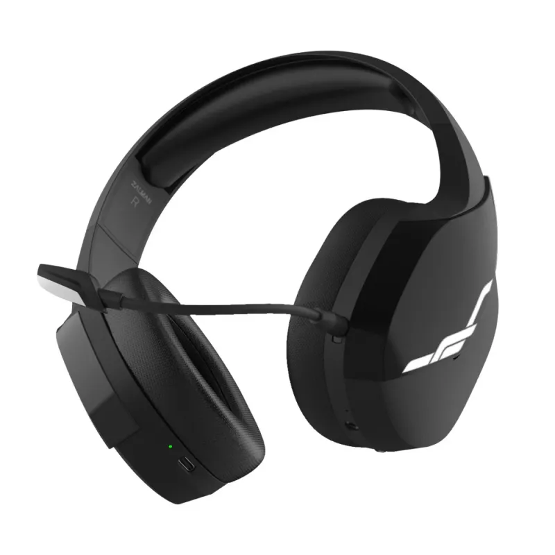 Zalman HPS700 Juoda belaidės ausinės, galvos apyrankės tipo, skirtos žaidimams