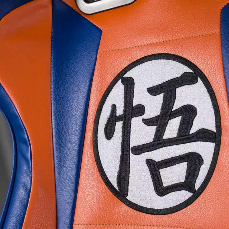 Kompiuterinė žaidimų kėdė Subsonic DBZ Minkšta paminkštinta sėdynė Pilka Oranžinė 125 kg