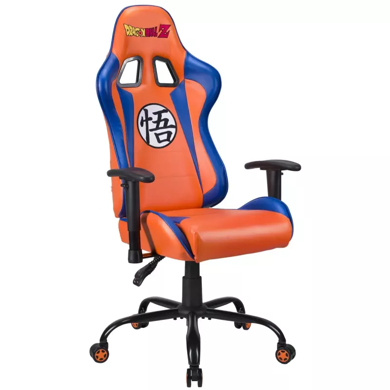 Kompiuterinė žaidimų kėdė Subsonic DBZ Minkšta paminkštinta sėdynė Pilka Oranžinė 125 kg