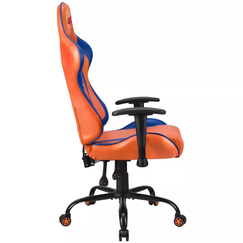 Kompiuterinė žaidimų kėdė Subsonic DBZ Minkšta paminkštinta sėdynė Pilka Oranžinė 125 kg