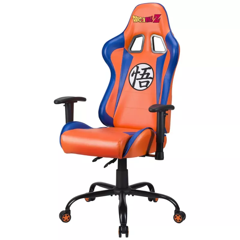 Kompiuterinė žaidimų kėdė Subsonic DBZ Minkšta paminkštinta sėdynė Pilka Oranžinė 125 kg