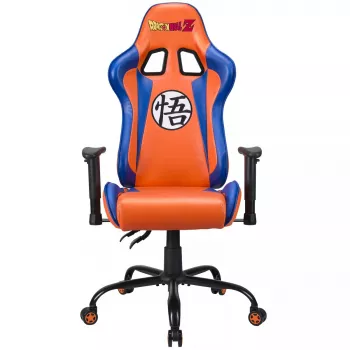 Kompiuterinė žaidimų kėdė Subsonic DBZ Minkšta paminkštinta sėdynė Pilka Oranžinė 125 kg