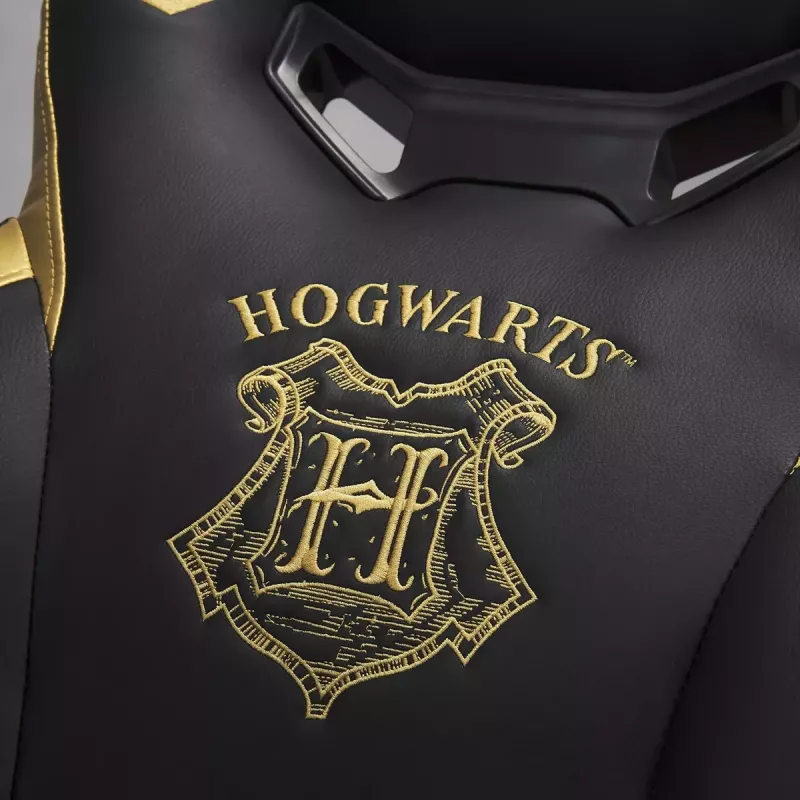 Kompiuterinė žaidimų kėdė Subsonic Junior Hogwarts Apmušta paminkštinta sėdynė Juoda Geltona
