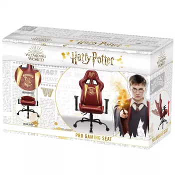 PC žaidimų kėdė Subsonic Hogwarts, minkšta sėdynė, ruda, 125 kg