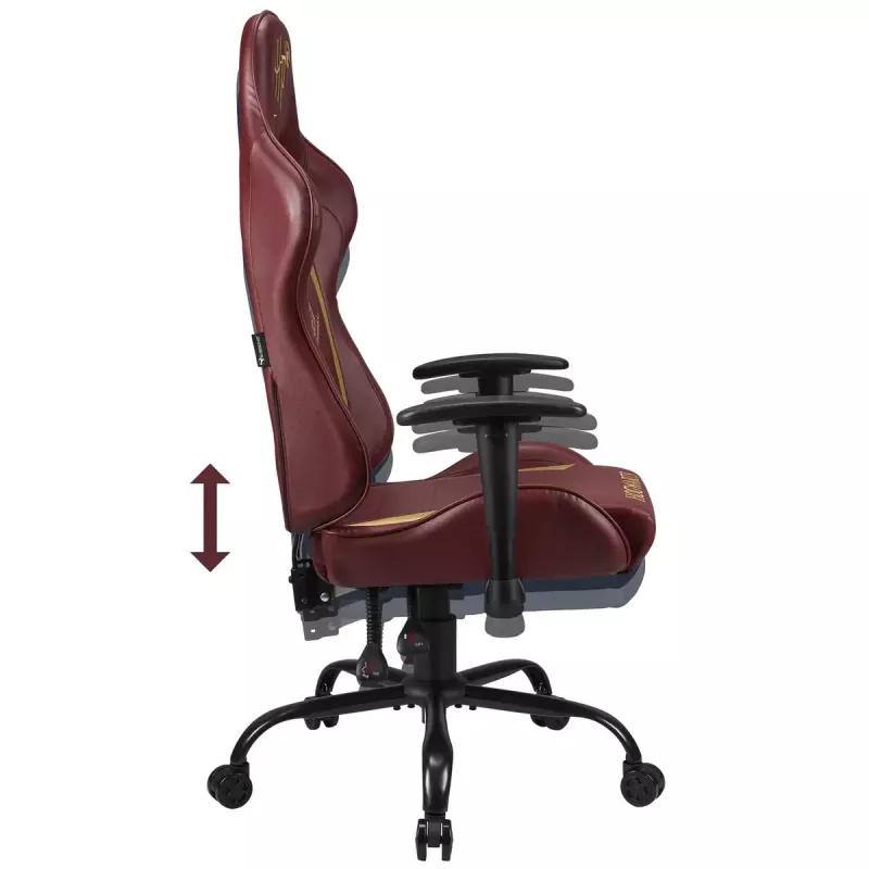 PC žaidimų kėdė Subsonic Hogwarts, minkšta sėdynė, ruda, 125 kg