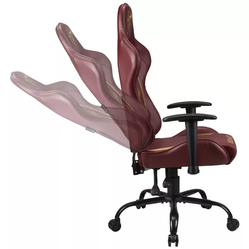 PC žaidimų kėdė Subsonic Hogwarts, minkšta sėdynė, ruda, 125 kg