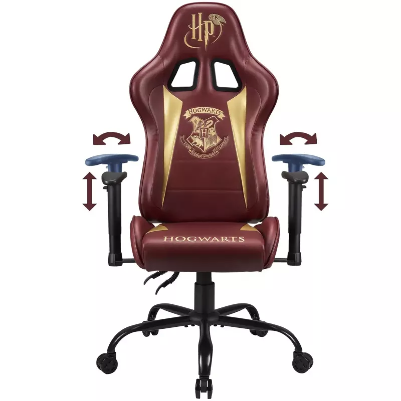 PC žaidimų kėdė Subsonic Hogwarts, minkšta sėdynė, ruda, 125 kg