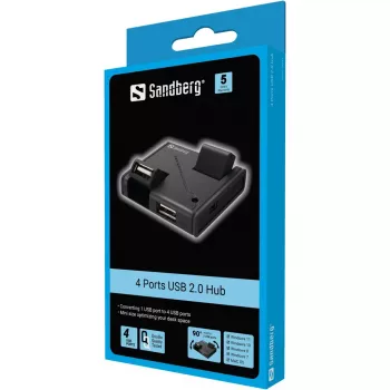 Sandberg USB šakotuvas, 4 prievadai