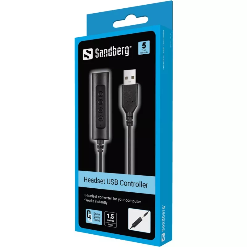 USB ausinių valdiklis Sandberg 134-17