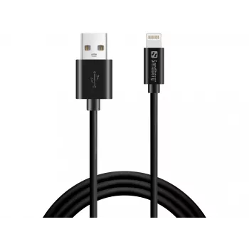 USB Lightning laidas Sandberg 441-39 1m juodas