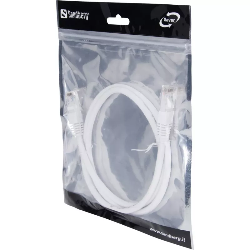 Tinklo kabelis Sandberg UTP Cat6 1m RJ-45 U/UTP pilkas