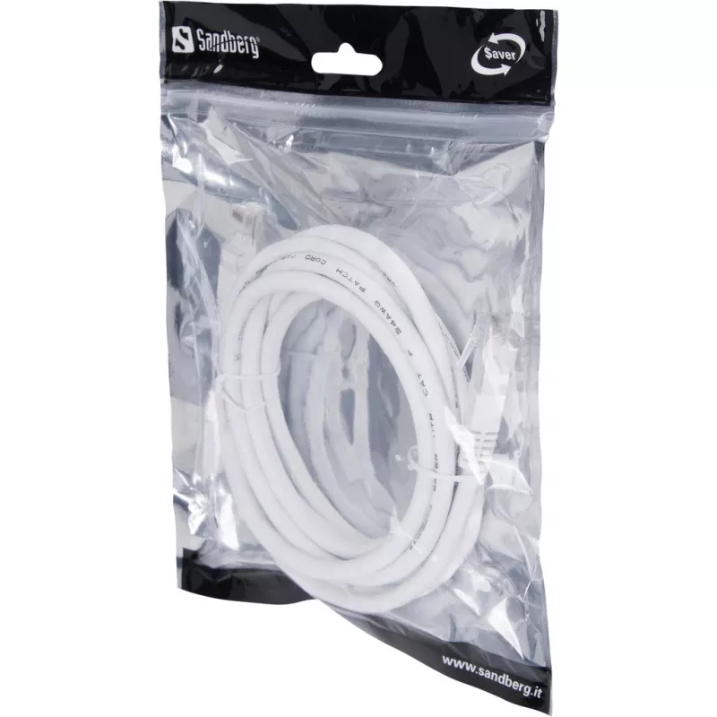 Tinklo kabelis Sandberg UTP Cat6 3m RJ-45 Pilka