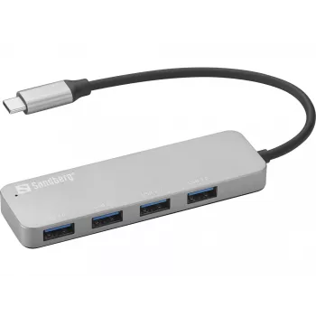 USB šakotuvas Sandberg USB-C į 4 x USB 3.0 šakotuvas SAVER