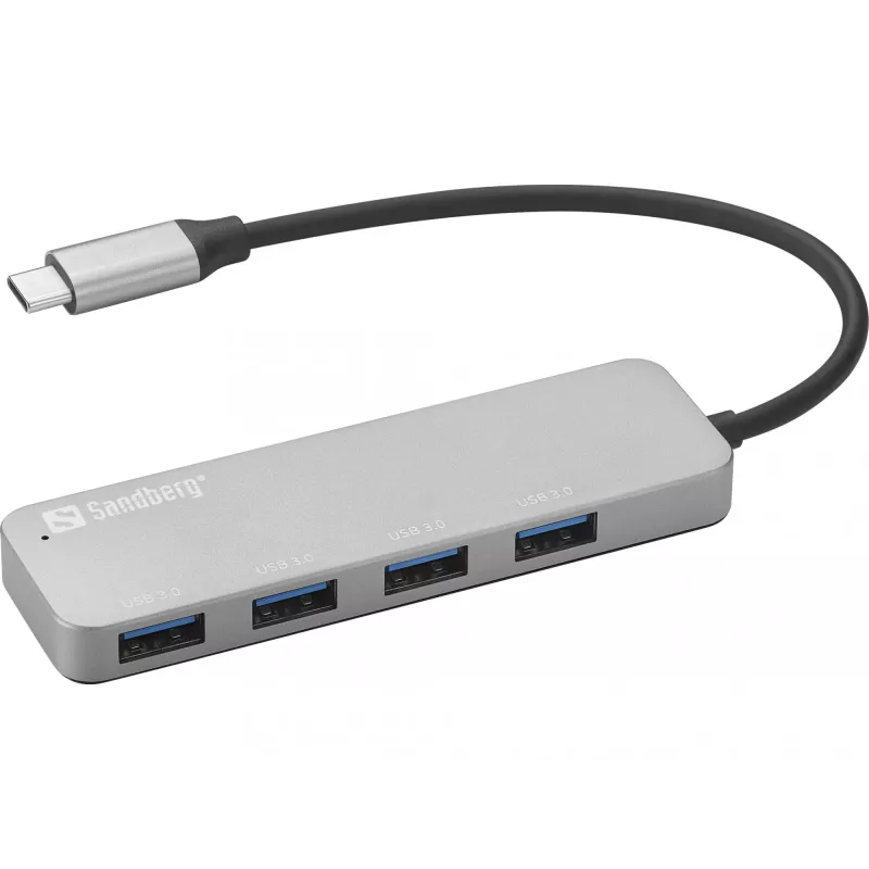 USB šakotuvas Sandberg USB-C į 4 x USB 3.0 šakotuvas SAVER