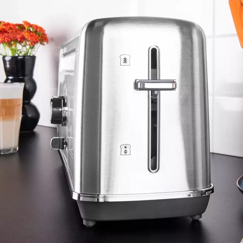 Gastroback Design Advanced 4S skrudintuvas 2 riekėms 1100 W Juodas Nerūdijantis plienas
