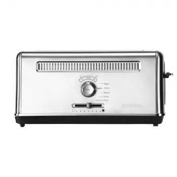 Gastroback Design Advanced 4S skrudintuvas 2 riekėms 1100 W Juodas Nerūdijantis plienas