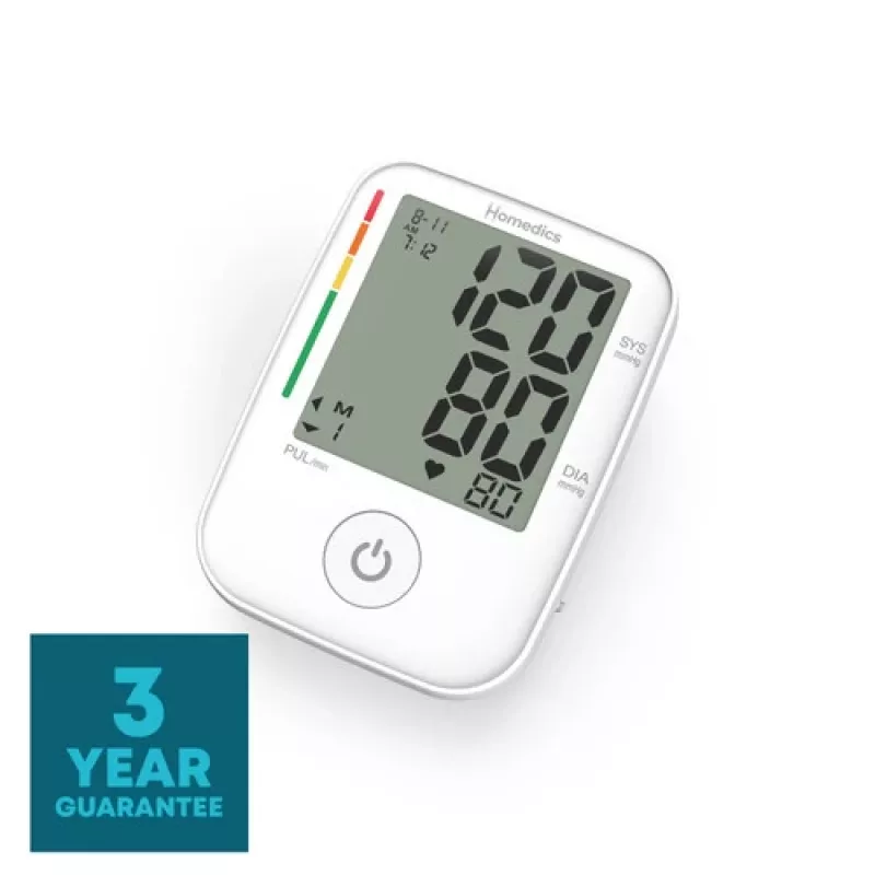 Automatinis kraujospūdžio matuoklis HoMedics BPA-P200-EU1, skirtas žastui, baltas