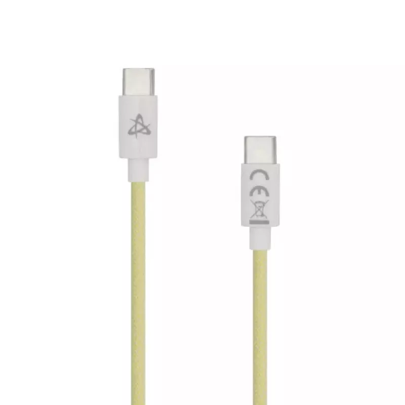SBOX kabelis USB Type C -> USB Type C M/M 1M Geltonas 60W