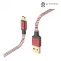 Hama Atspindintis USB laidas USB 2.0 1.5 m USB A Micro-USB B Raudonas