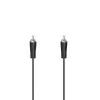 Hama 00205099 garso laidas 3 m RCA juodas Vyriška-Vyriška Magnetiškai ekranuotas