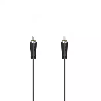Hama 00205099 garso laidas 3 m RCA juodas Vyriška-Vyriška Magnetiškai ekranuotas