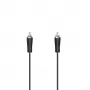 Hama 00205099 garso laidas 3 m RCA juodas Vyriška-Vyriška Magnetiškai ekranuotas
