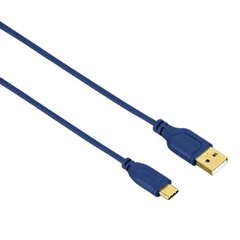 Hama 0,75 m USB2.0-C/USB2.0-A USB laidas USB C USB A Mėlynas