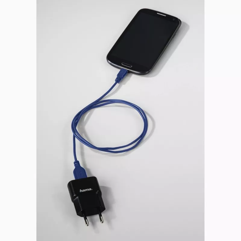 Hama 0,75 m USB2.0-C/USB2.0-A USB laidas USB C USB A Mėlynas