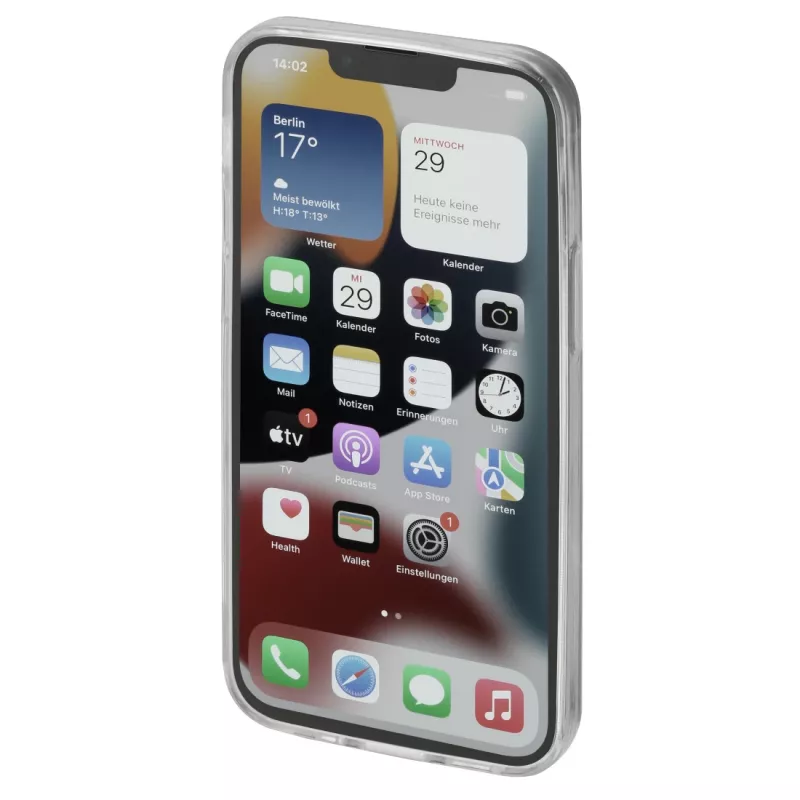 Hama Crystal Clear mobiliojo telefono dėklas 15,5 cm (6,1 col.) Užvalkalas Skaidrus