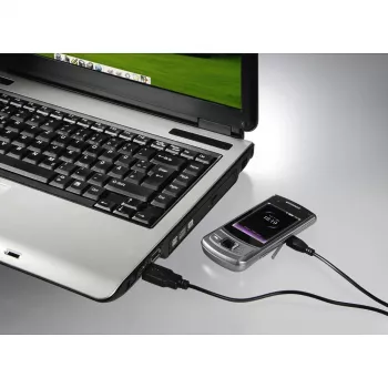 Hama 1,4 m, USB2.0-A/USB2.0 Micro-B USB kabelis USB A Micro-USB B Juodas