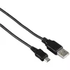 Hama 0,6 m, USB2.0-A/USB2.0 Micro-B USB laidas USB A Micro-USB B juodas