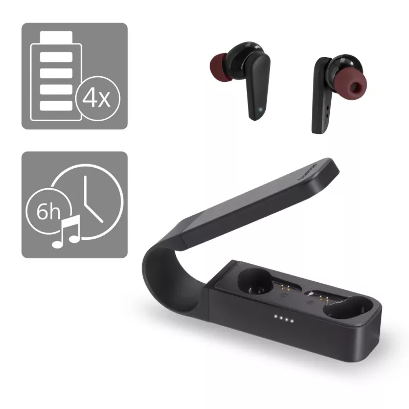 Hama Spirit Pocket ausinės True Wireless Stereo (TWS) į ausis įdedamos skambučiams/muzikai Bluetooth juodos