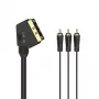 Hama 00205156 SCART laidas 1,5 m 3 x RCA juodas