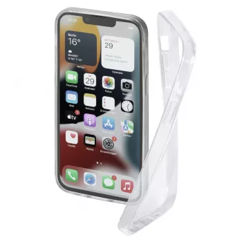 Hama Crystal Clear mobiliojo telefono dėklas 17 cm (6,7 col.) Dėklas permatomas