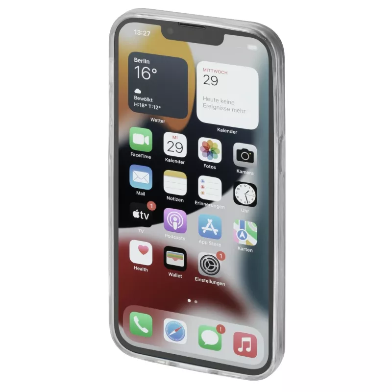 Hama Crystal Clear mobiliojo telefono dėklas 17 cm (6,7 col.) Dėklas permatomas