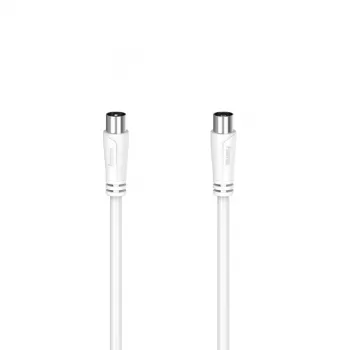 Koaksialinis kabelis Hama 00205049 Coax Coaxial 10 m Baltas