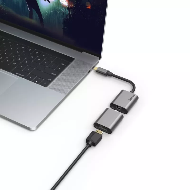 Hama 00200306 USB grafikos adapteris 4096 x 2160 pikselių Pilka