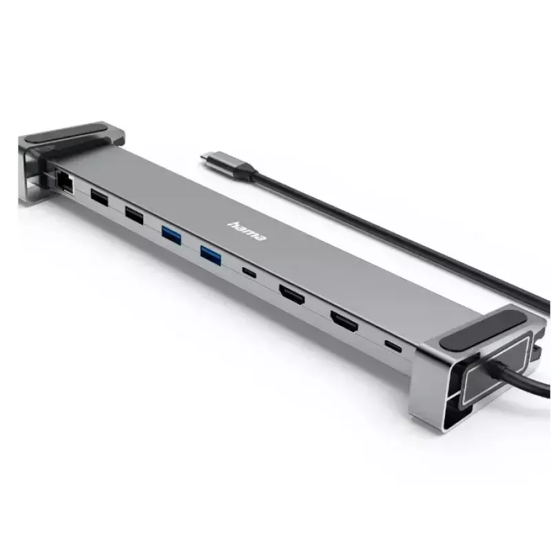 Hama Connect2Office Basic laidinis USB 3.2 Gen 1 (3.1 Gen 1) Type-C antracito, pilkos spalvos