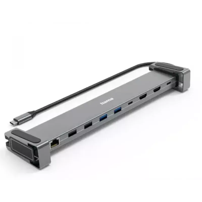 Hama Connect2Office Basic laidinis USB 3.2 Gen 1 (3.1 Gen 1) Type-C antracito, pilkos spalvos
