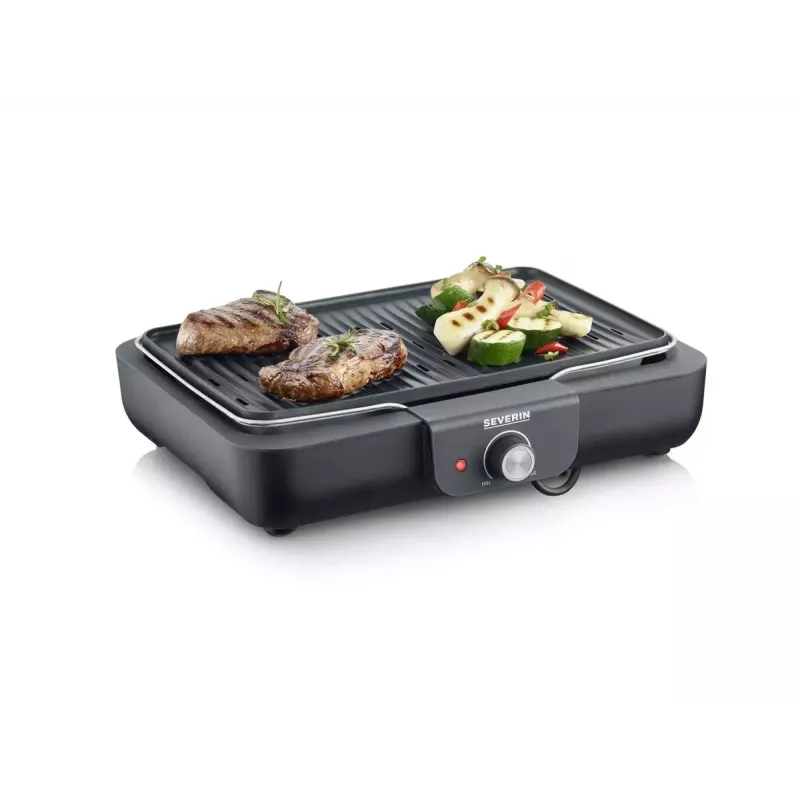 Stalinis elektrinis grilis Severin PG 8556 2300 W juodas / nerūdijantis plienas
