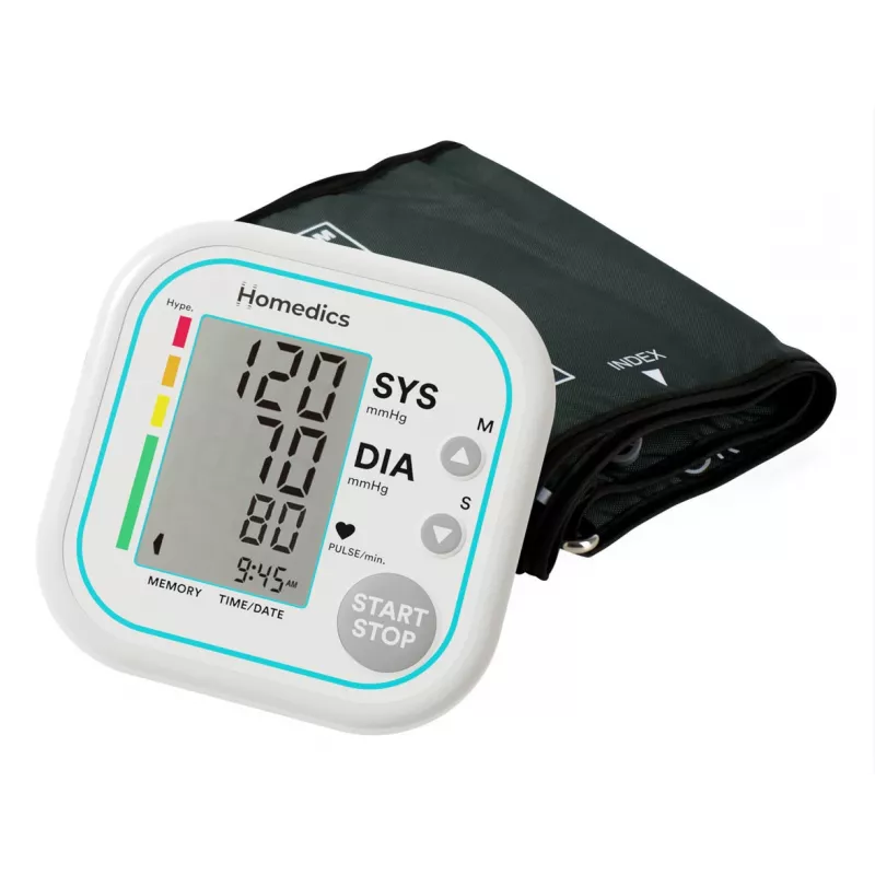 Automatinis žasto kraujospūdžio matuoklis HoMedics BPA-5020-EU1 su dideliu ekranu ir nereguliaraus širdies plakimo aptikimu